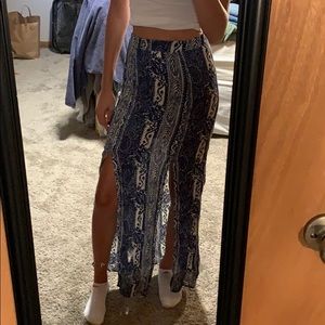 American Eagle double sided slit skirt.